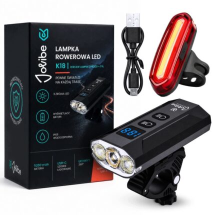 Lampki Rowerowe Przód + Tył JoVibe K18